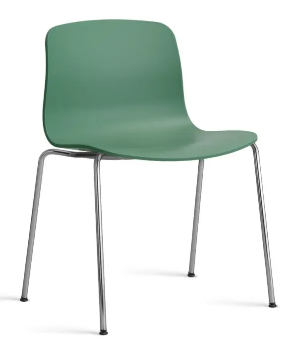 HAY About a Chair AAC16 chroom onderstel stoel- Teal Green Hoge Kwaliteit