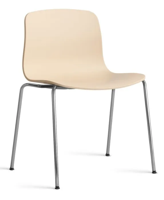 HAY About a Chair AAC16 chroom onderstel stoel- Pale Peach Tijdelijk Beschikbaar