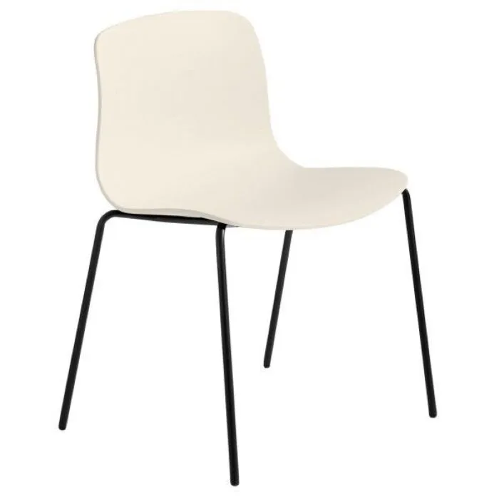 HAY About a Chair AAC16 zwart onderstel stoel-Melange Cream Favoriet