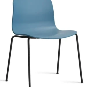HAY About a Chair AAC16 zwart onderstel stoel- Azure Blue Actieprijs