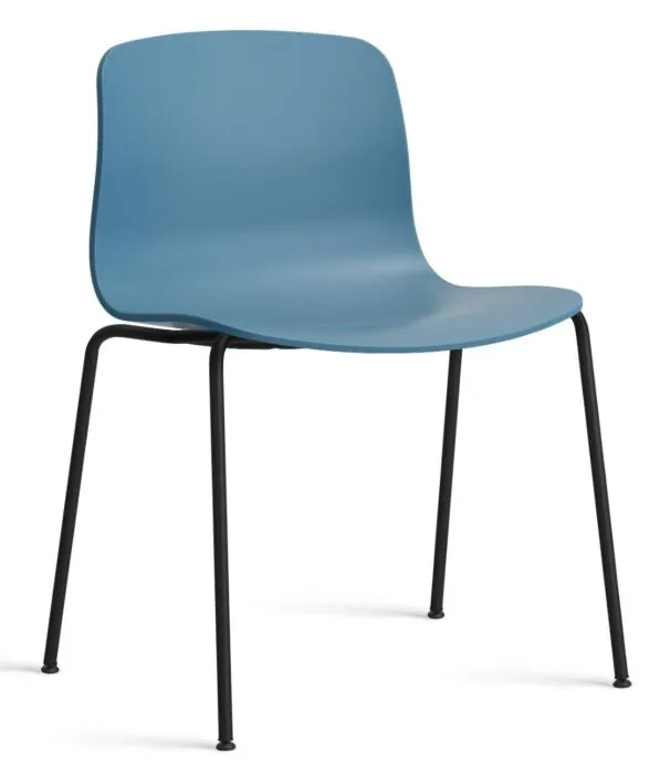 HAY About a Chair AAC16 zwart onderstel stoel- Azure Blue Actieprijs
