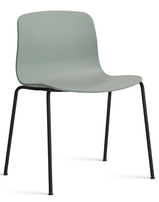 HAY About a Chair AAC16 zwart onderstel stoel- Fall Green Fabrieksprijs
