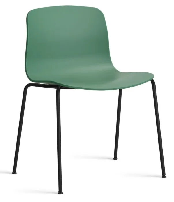 HAY About a Chair AAC16 zwart onderstel stoel- Teal Green Exclusieve Aanbieding