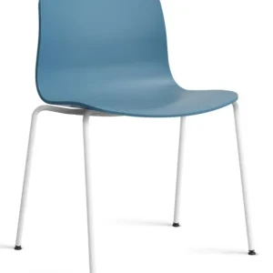 Koopje HAY About a Chair AAC16 wit onderstel stoel- Azure Blue