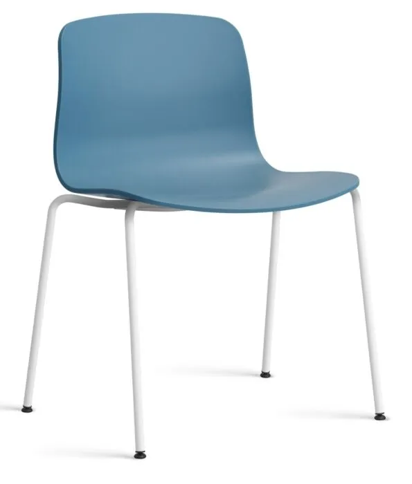 Koopje HAY About a Chair AAC16 wit onderstel stoel- Azure Blue
