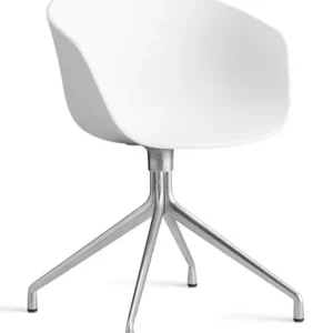 HAY About a Chair AAC20 chroom onderstel stoel- White Beperkte Voorraad