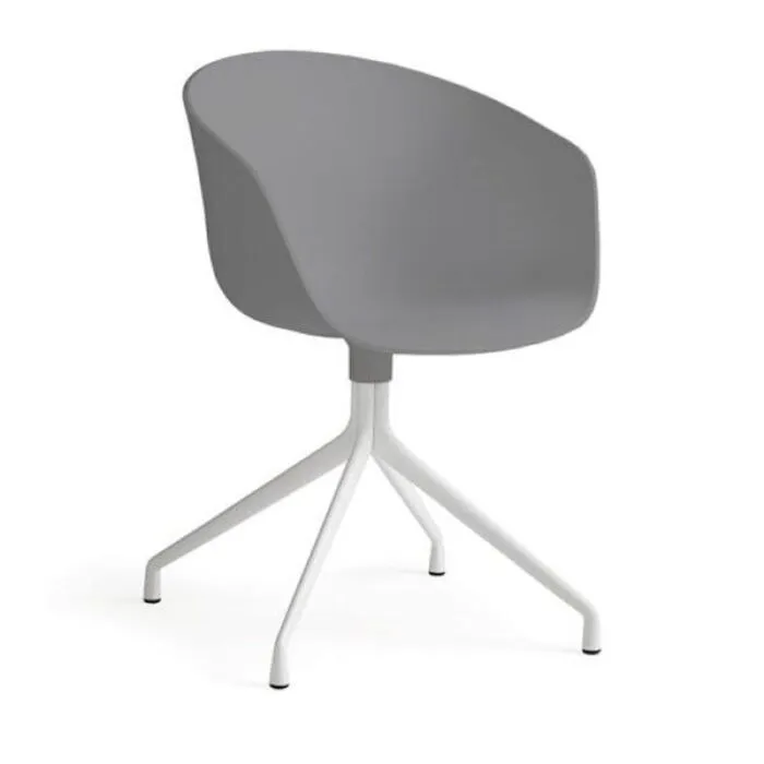HAY About a Chair AAC20 wit onderstel stoel-Licht grijs Hete Deal