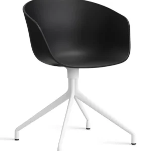HAY About a Chair AAC20 wit onderstel stoel - Black Laatste Versie