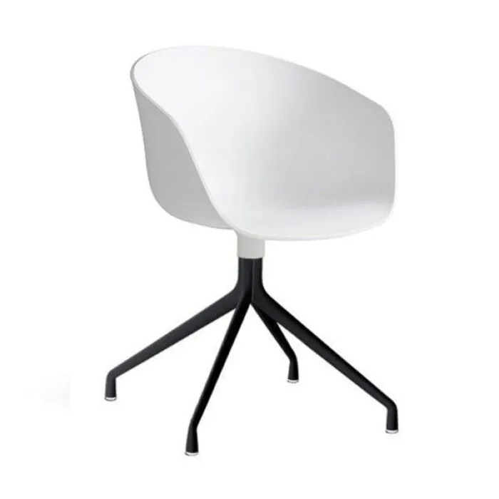 HAY About a Chair AAC20 zwart onderstel stoel-Wit Populair