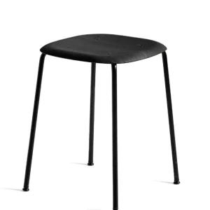 Hay Soft Edge 70 zwart onderstel kruk-Black Dagaanbieding