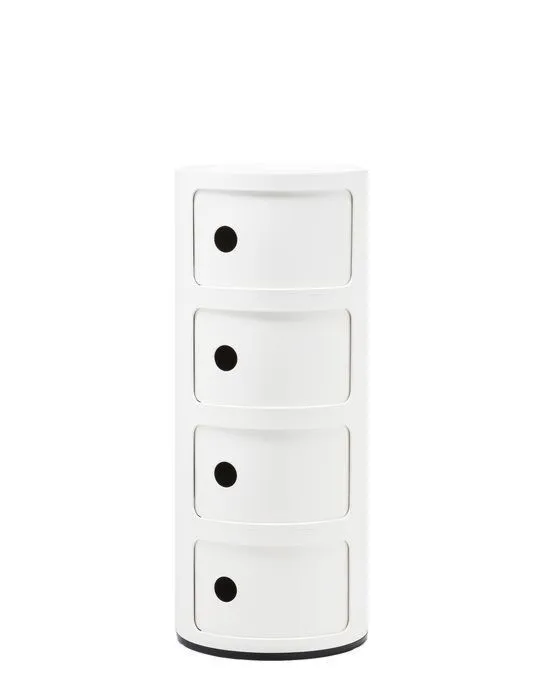 Snelle Levering Kartell Componibili kastje -4 hoog-Wit