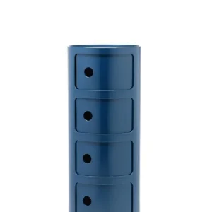Kartell Componibili kastje -4 hoog-Blauw Tijdelijk Beschikbaar