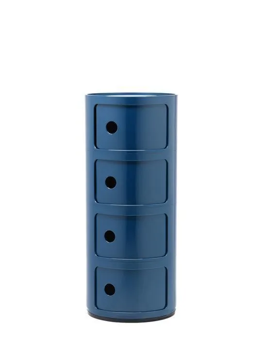 Kartell Componibili kastje -4 hoog-Blauw Tijdelijk Beschikbaar