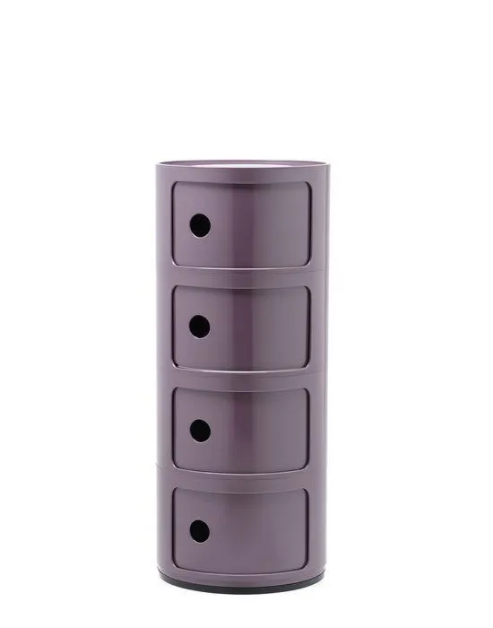 Finale Uitverkoop Kartell Componibili kastje -4 hoog-Paars