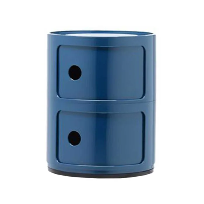 Veilige Betaling Kartell Componibili kastje -2 hoog-Blauw