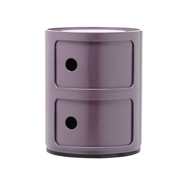 Favoriet Kartell Componibili kastje -2 hoog-Paars