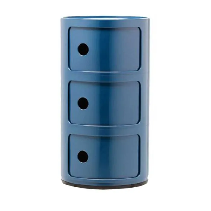 Merkproduct Kartell Componibili kastje -3 hoog-Blauw