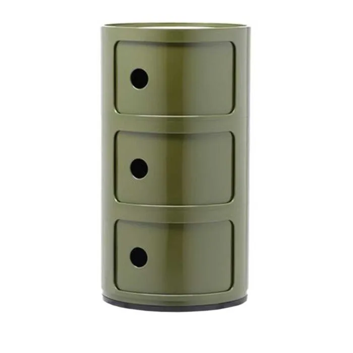 Kartell Componibili kastje -3 hoog-Groen Premium
