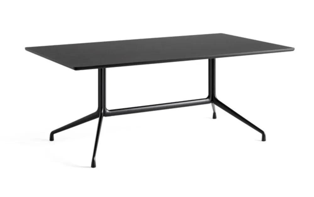 Hay AAT10 met zwart onderstel tafel-180x90 cm Lage Kosten