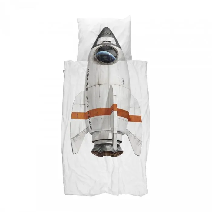 Fabrieksprijs Snurk Rocket dekbedovertrek-140x200/220 cm