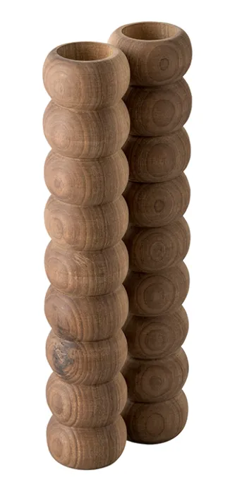 Pilat & Pilat Renske type 1 kandelaar -Walnoten Gereduceerde Prijs