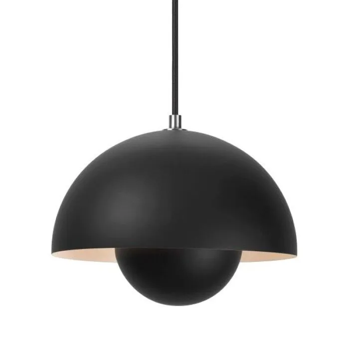 Betaalbaar &tradition FlowerPot VP1 hanglamp-Mat zwart
