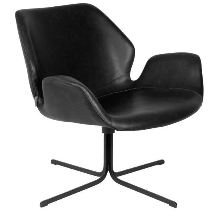 Zuiver Nikki fauteuil-Zwart Goedkoop