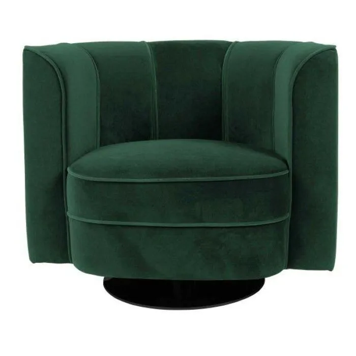 Dutchbone Flower Lounge Chair stoel-Groen Meest Verkocht