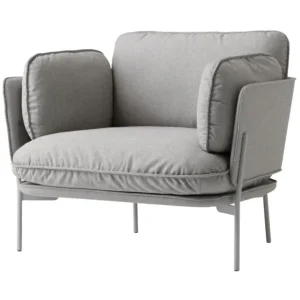 Lage Kosten &tradition Cloud LN1 fauteuil-Licht grijs