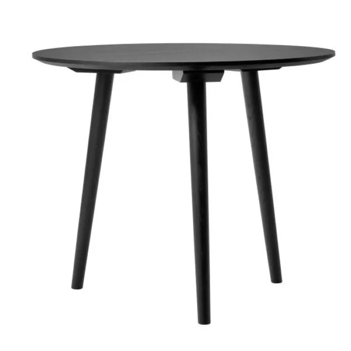 Speciale Aanbieding &tradition In Between SK3 90 eetkamertafel-Zwart gelakt