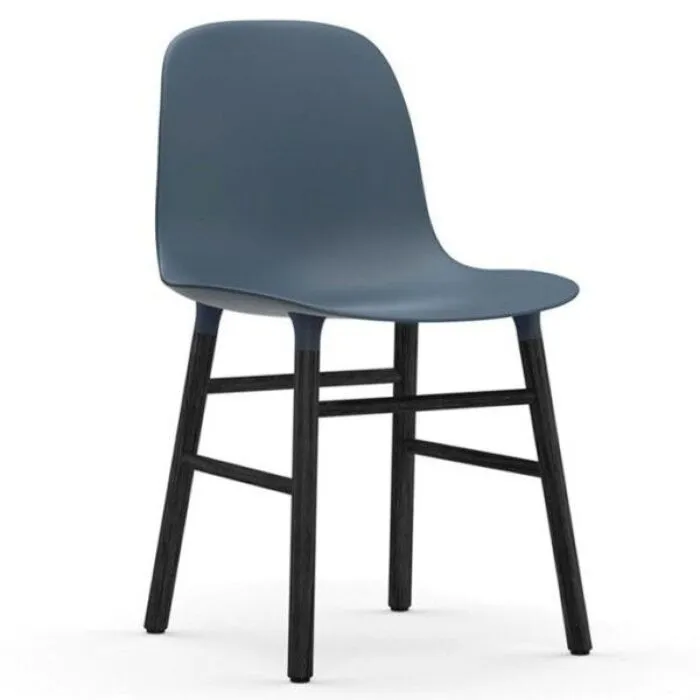 Normann Copenhagen Form Chair stoel zwart eiken-Blauw Rechtstreeks Van De Fabrikant