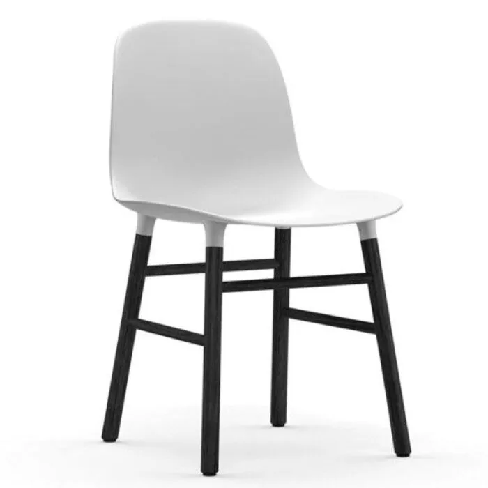 Normann Copenhagen Form Chair stoel zwart eiken-Wit Betaalbaar
