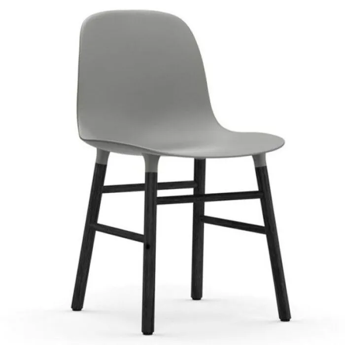 Normann Copenhagen Form Chair stoel zwart eiken-Grijs Superprijs