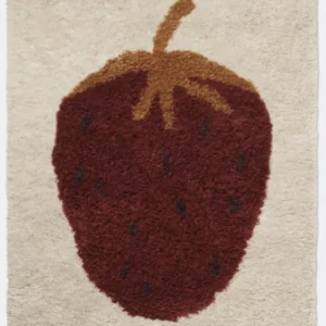 Merkproduct Ferm Living Fruiticana Tufted Aardbei vloerkleed-120x80 cm