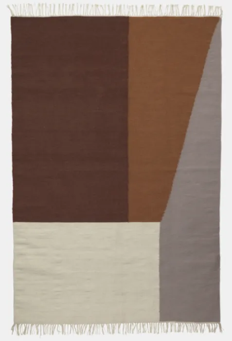 Laatste Versie Ferm Living Kelim Borders vloerkleed-80x140 cm