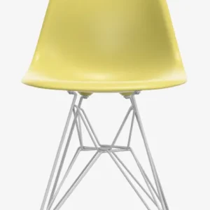 Vitra Eames DSR stoel met wit onderstel-Citron RE Favoriet