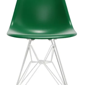 Vitra Eames DSR stoel met wit onderstel- Emerald Green RE Koop Online