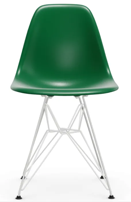 Vitra Eames DSR stoel met wit onderstel- Emerald Green RE Koop Online