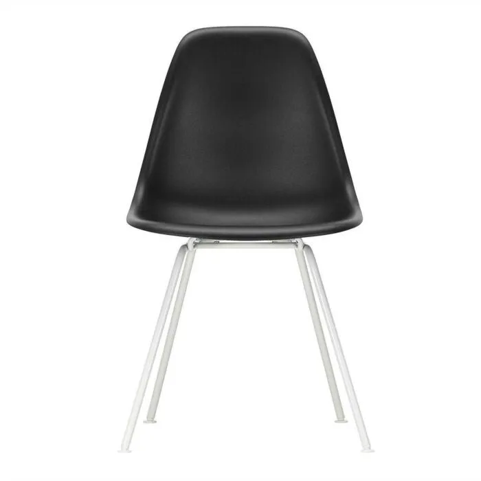 Dagaanbieding Vitra Eames DSX stoel met wit onderstel-Diepzwart