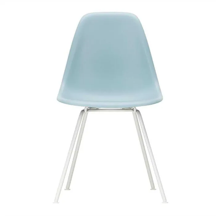 Vitra Eames DSX stoel met wit onderstel-IJsgrijs Koop Vandaag