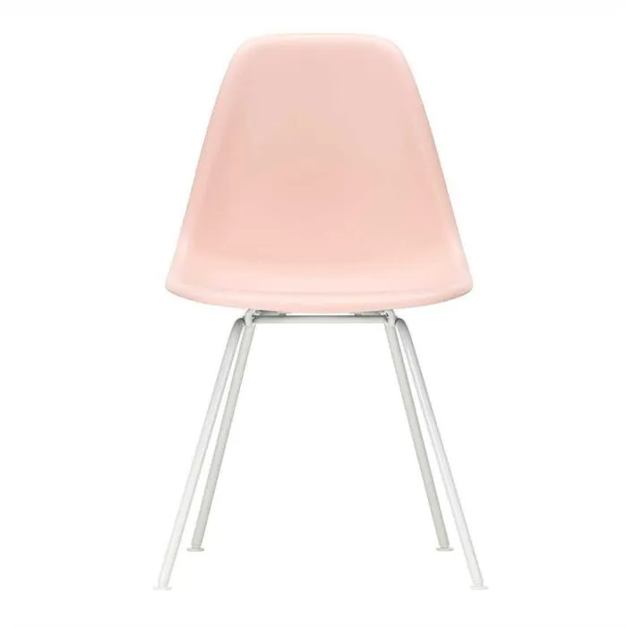 Vitra Eames DSX stoel met wit onderstel-Zacht roze Betrouwbaar