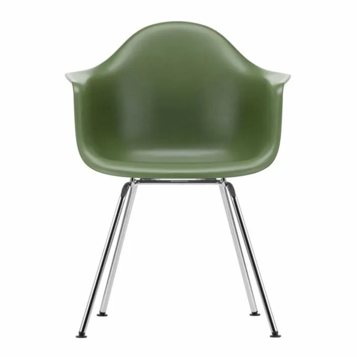 Meest Verkocht Vitra Eames DAX stoel met verchroomd onderstel-Forest