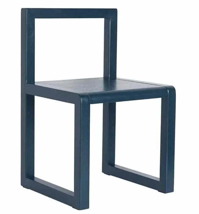 Actieprijs Ferm Living Little Architect kinderstoel-Dark Blue