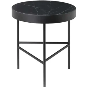 Nieuw Ferm Living Marble medium bijzettafel-Zwart