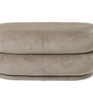Meest Verkocht Ferm Living Pouf Ovaal Faded Velvet-Beige