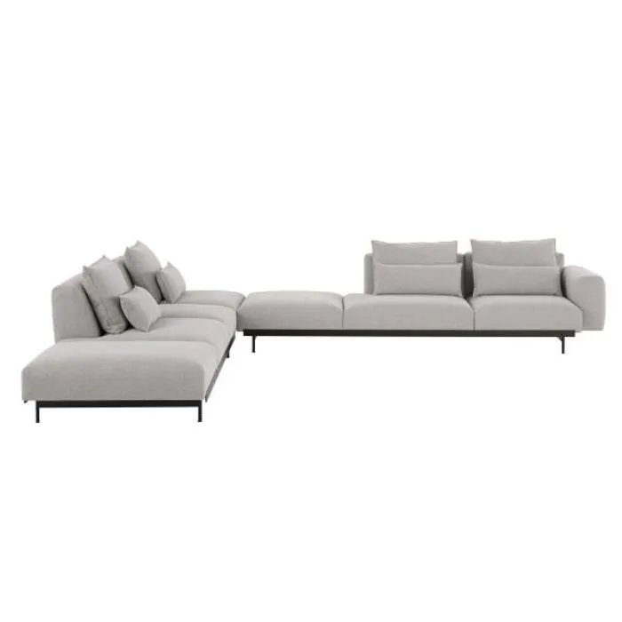 Merkproduct muuto In Situ combinatie hoekbank-Clay 12-Hoek links
