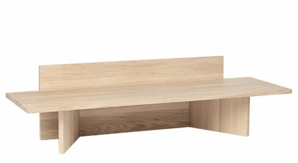 Koop Online Ferm Living Oblique bank-Eiken