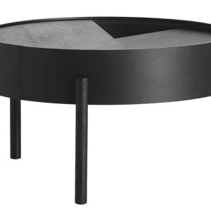 Koop Online WOUD Arc salontafel-Zwart gelakt essen