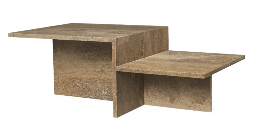 Ferm Living Distinct salontafel-Donker bruin Betaalbaar
