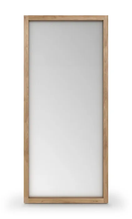 Speciale Aanbieding Ethnicraft Oak Light Frame Floor spiegel